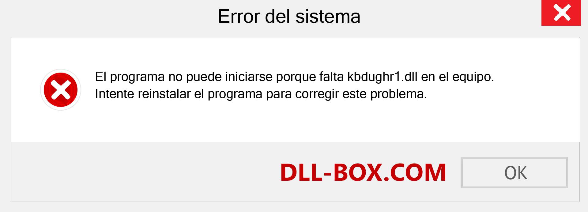 ¿Falta el archivo kbdughr1.dll ?. Descargar para Windows 7, 8, 10 - Corregir kbdughr1 dll Missing Error en Windows, fotos, imágenes